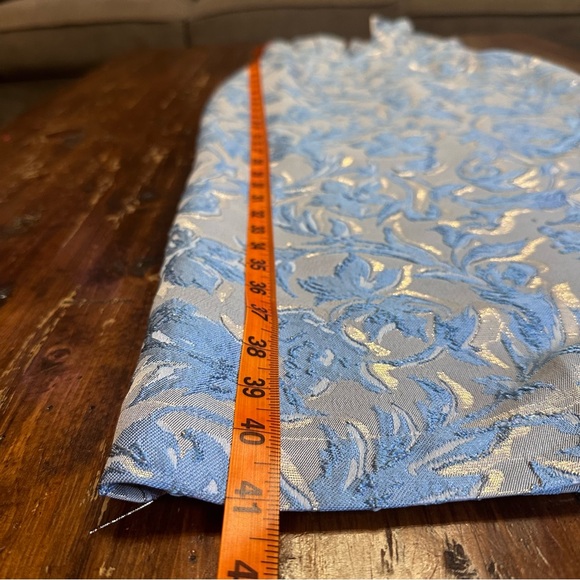 🎄SALE Vici Windsor Floral Shimmer Strapless Midi Dress Blue XS - Picture 5 of 12